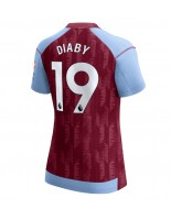 Aston Villa Moussa Diaby #19 Domácí Dres pro Dámské 2023-24 Krátký Rukáv